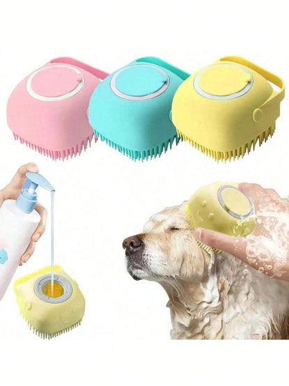 1Pc Pet Hair Removal Brush, Pet Grooming Brush for Dogs Self Cleaning Brush Shedding Removes Loose Undercoat, Pet Comb