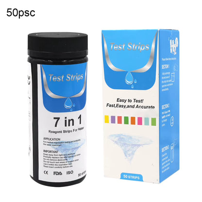 100Pcs Upgrade16-In-1 Water Quality Test Strip for Checking Water Quality Test Aquarium Fish Tank Pool Water Drinking Test Strip