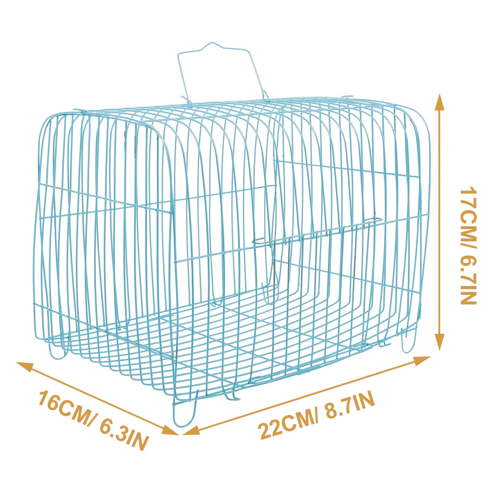 Cage Birds Carrying Cage Metal Bird Carrier Travel Cage Portable Bird Carrier Travel Cage Bird Storage Cage Feeders