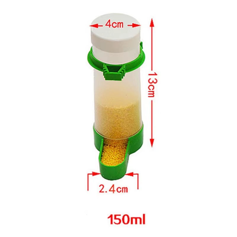 Efficient Bird Feeder and Waterer, Perfect for Parrot Cockatiel Canary, Diverse Sizes to Meet Different Birds\' Needs