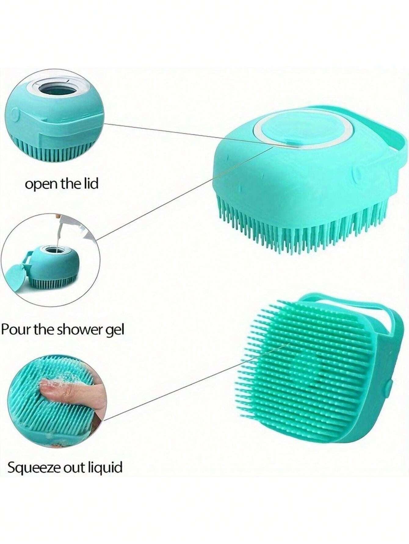 1Pc Pet Hair Removal Brush, Pet Grooming Brush for Dogs Self Cleaning Brush Shedding Removes Loose Undercoat, Pet Comb