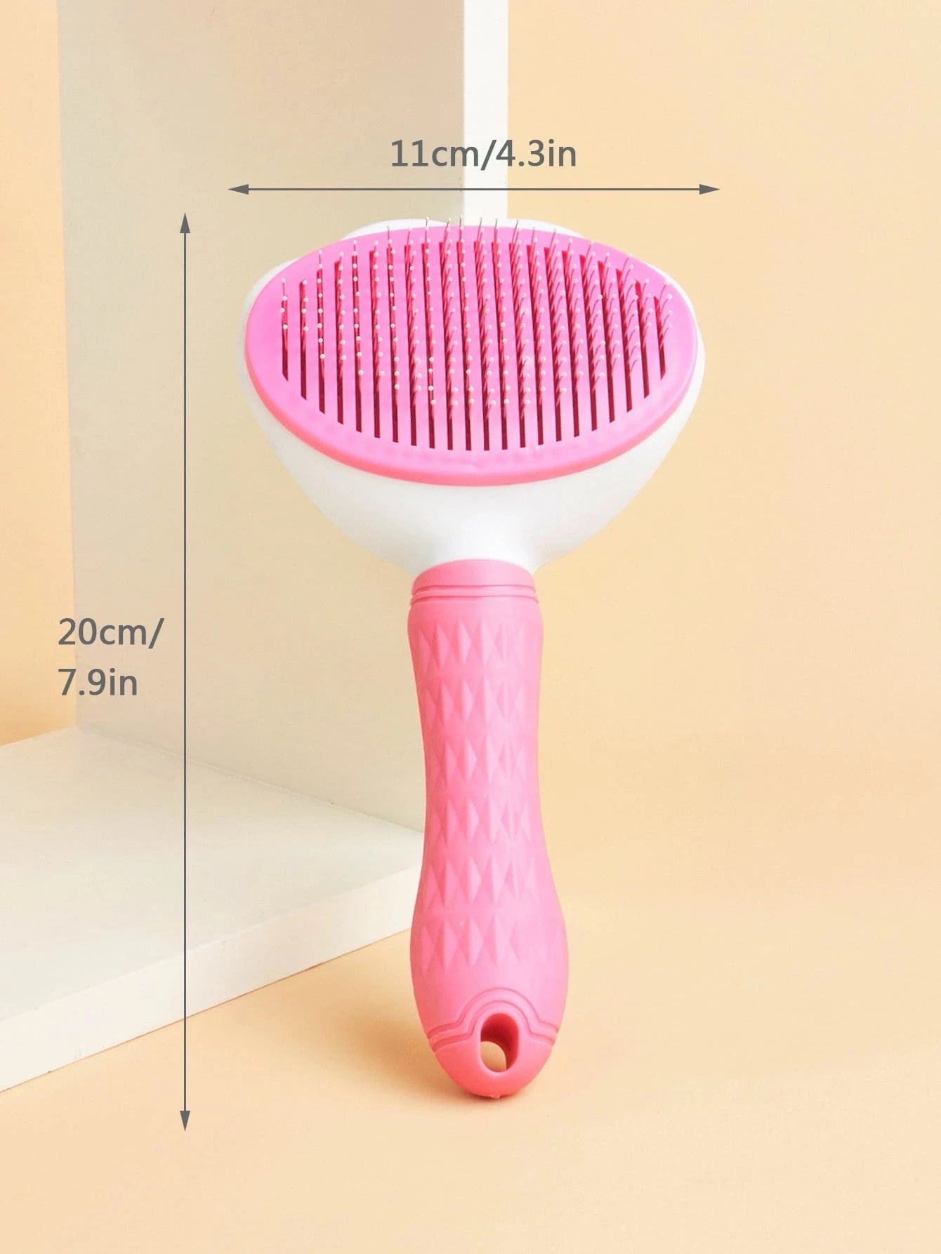 1Pc Pet Hair Removal Brush, Pet Grooming Brush for Dogs Self Cleaning Brush Shedding Removes Loose Undercoat, Pet Comb