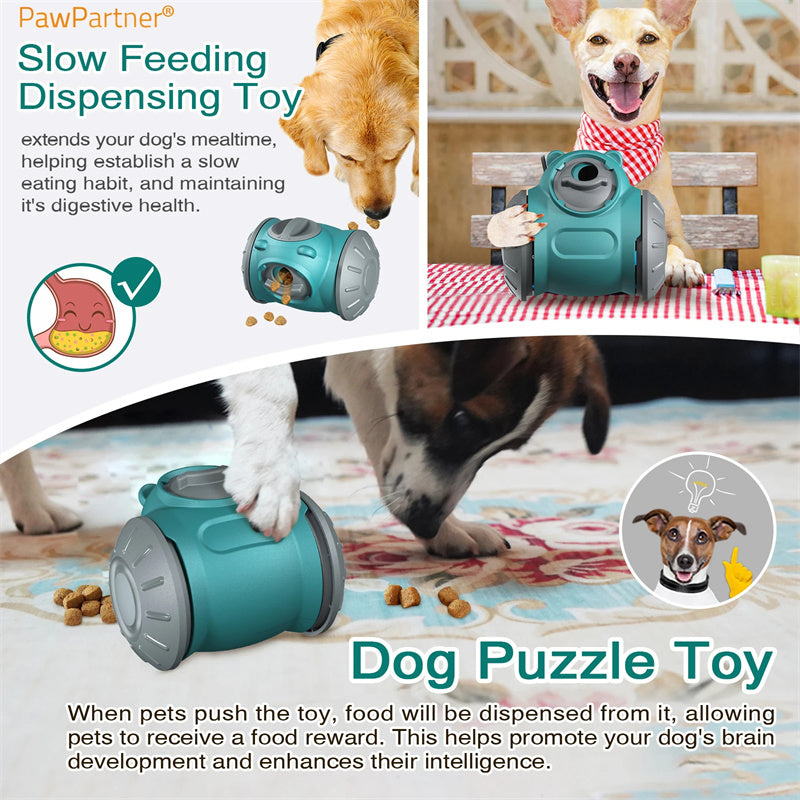 Dog Tumbler Toys Increases Pet IQ Interactive Slow Feeder for Small Medium Dogs Cat Training Balance Car Feeder Pet Toy Pet Products