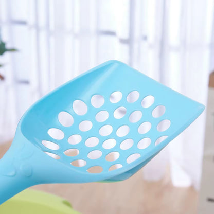 Plastic Cat Litter Scoop Pet Care Sand Waste Scooper Shovel Hollow Cleaning Tool Small Holes Shovel Sand Litter Beach Shovel