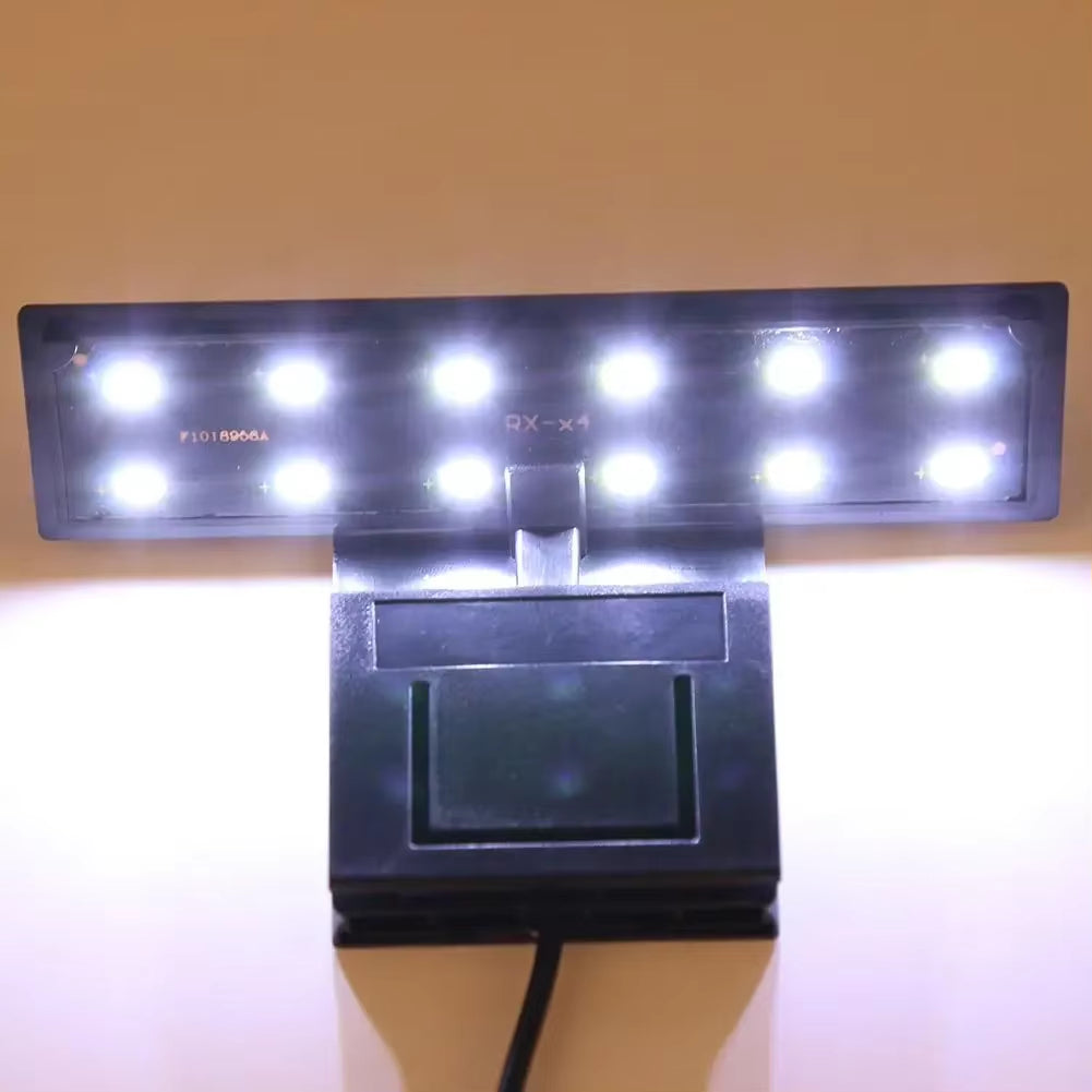 Super Slim 5W LED Waterproof Aquarium Lamp for Fish Tank Aquatic Plants Grow Clip-On Lighting Light Aquarium Fish Tank Light