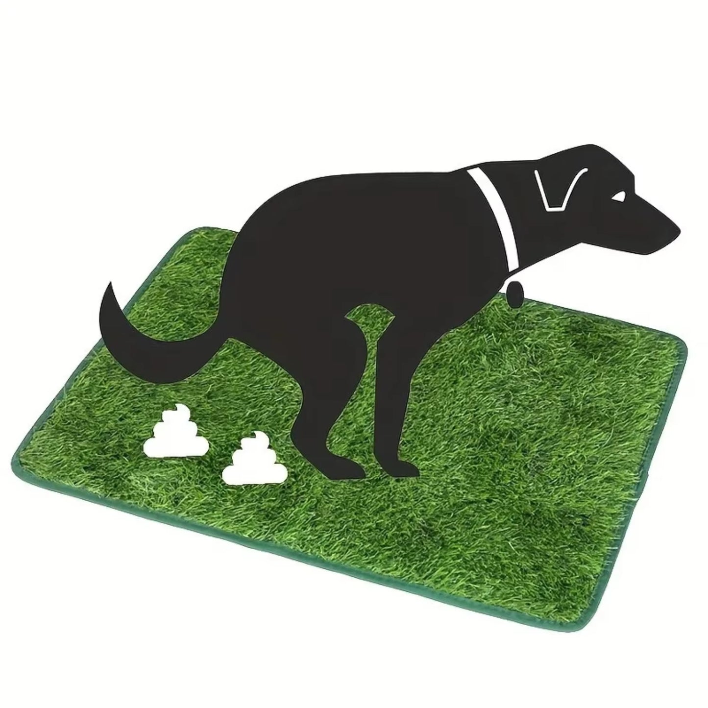 Premium Indoor/Outdoor Washable Dog Training Mat - Odor Control, Easy Potty Training - Pee Grass for Clean Training