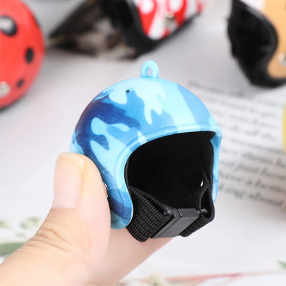 1PC Chicken Helmet Small Pet Hard Hat Bird Duck Quail Hat Headgear Pet Chicken Helmet Bird Head Helmet Pet Supplies