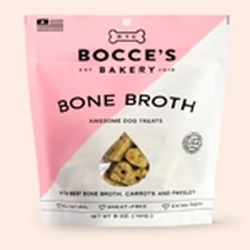 Bocce'S Bakery Dog Biscuits Bone Broth 5Oz.