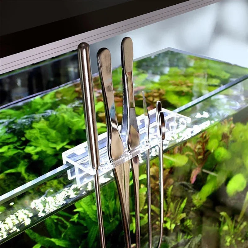 Stainless Steel Aquarium Plant Tools Tank Cleaning Tweezers Aquarium Scissors Aquarium Cleaning Tools