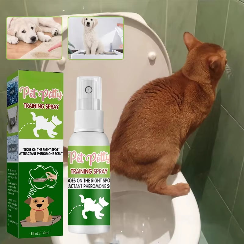 Pet Toilet Training Spray Inducer Dog Poops Cat Pee Positioning Defecation Puppy Stool Location Indoor Pet Potty Training Spray