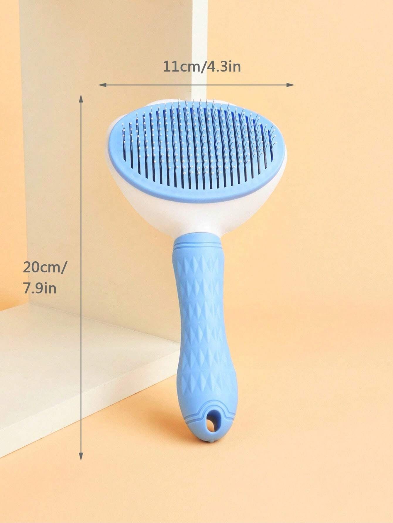 1Pc Pet Hair Removal Brush, Pet Grooming Brush for Dogs Self Cleaning Brush Shedding Removes Loose Undercoat, Pet Comb