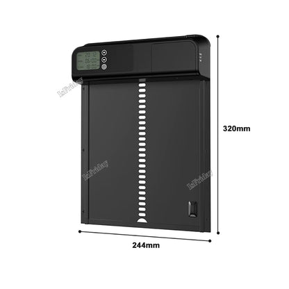 Timer Automatic Chicken Coop Door Opener Aluminum+Abs Waterproof Intelligent Anti-Pinch Induction Electric Poultry Gate for Farm