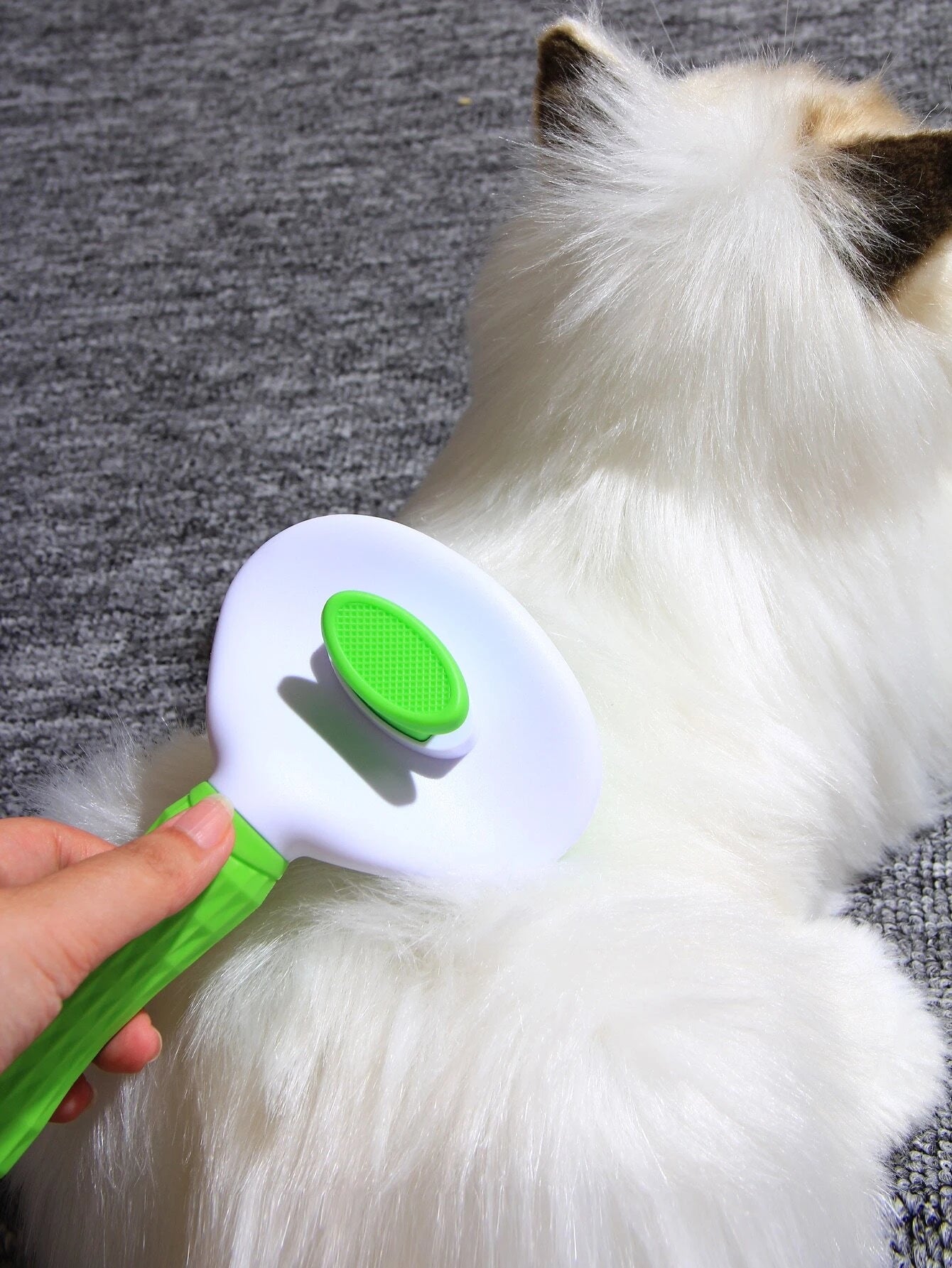 1Pc Pet Hair Removal Brush, Pet Grooming Brush for Dogs Self Cleaning Brush Shedding Removes Loose Undercoat, Pet Comb